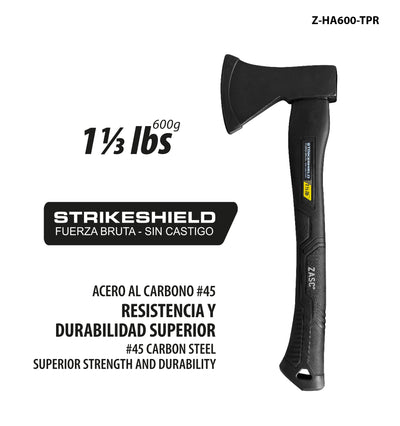 Hand Axe with Plastic Handle 600g Zasc / Z-HA600-TPR