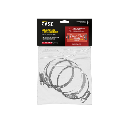 Abrazadera de Acero Inoxidable ZASC / Z-HC-23-4