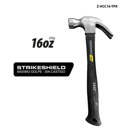 Martillo de Uña Curva 16oz Zasc / Z-HCC16-TPR