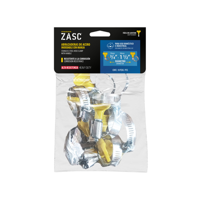 Abrazadera de Acero Inoxidable con Manija ZASC / Z-HCH-11-2