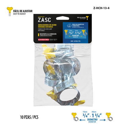 Stainless Steel Clamp with Handle ZASC / Z-HCH-13-4