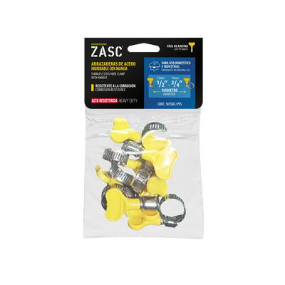 Abrazadera Acero Inoxidable con Manija ZASC / Z-HCH-3-4