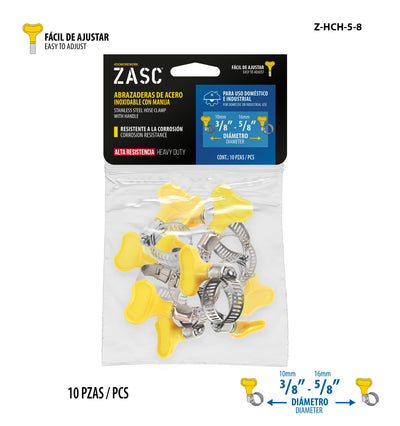 Stainless Steel Clamp with Handle ZASC / Z-HCH-5-8