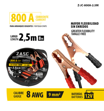 Jumper Cable 800A 2.5M ZASC / Z-JC-800A-2.5M
