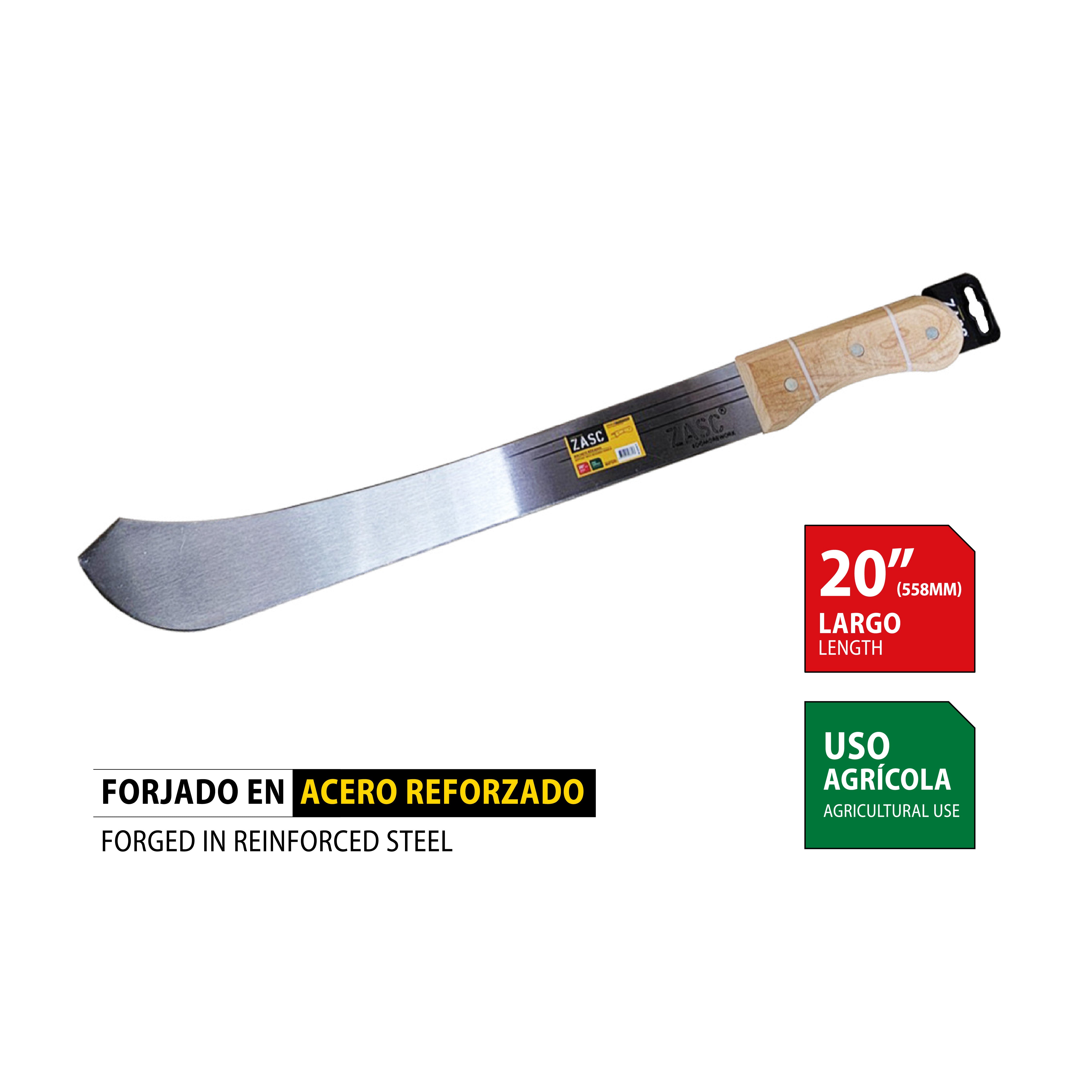 Machete Rozador 20” ZASC / Z-M204-20