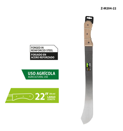 Machete Rozador 22” ZASC / Z-M204-22