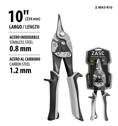 Straight Aviation Snip 254mm Zasc / Z-MAS-R10