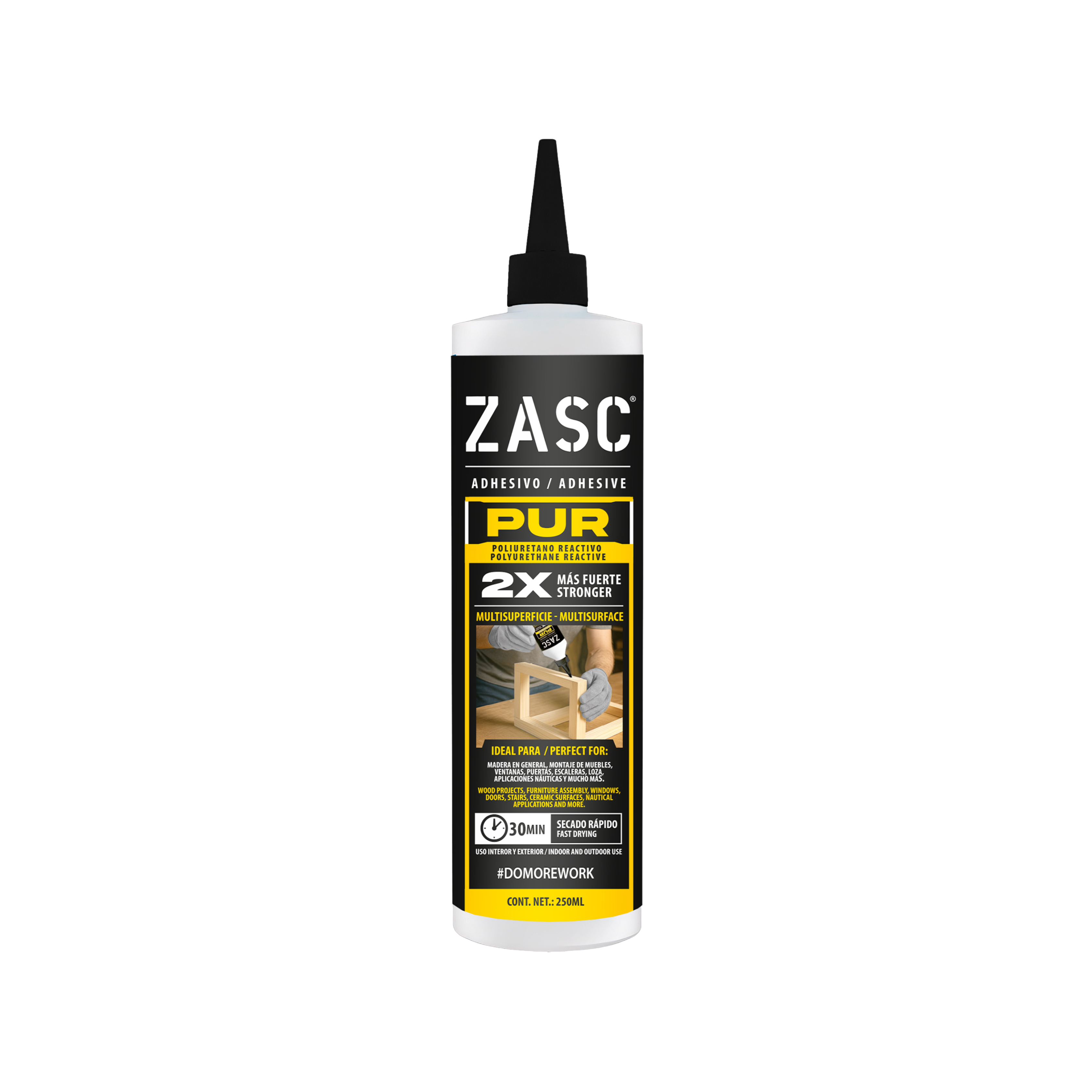 PUR Glue 250 ml ZASC / Z-PA250-LY