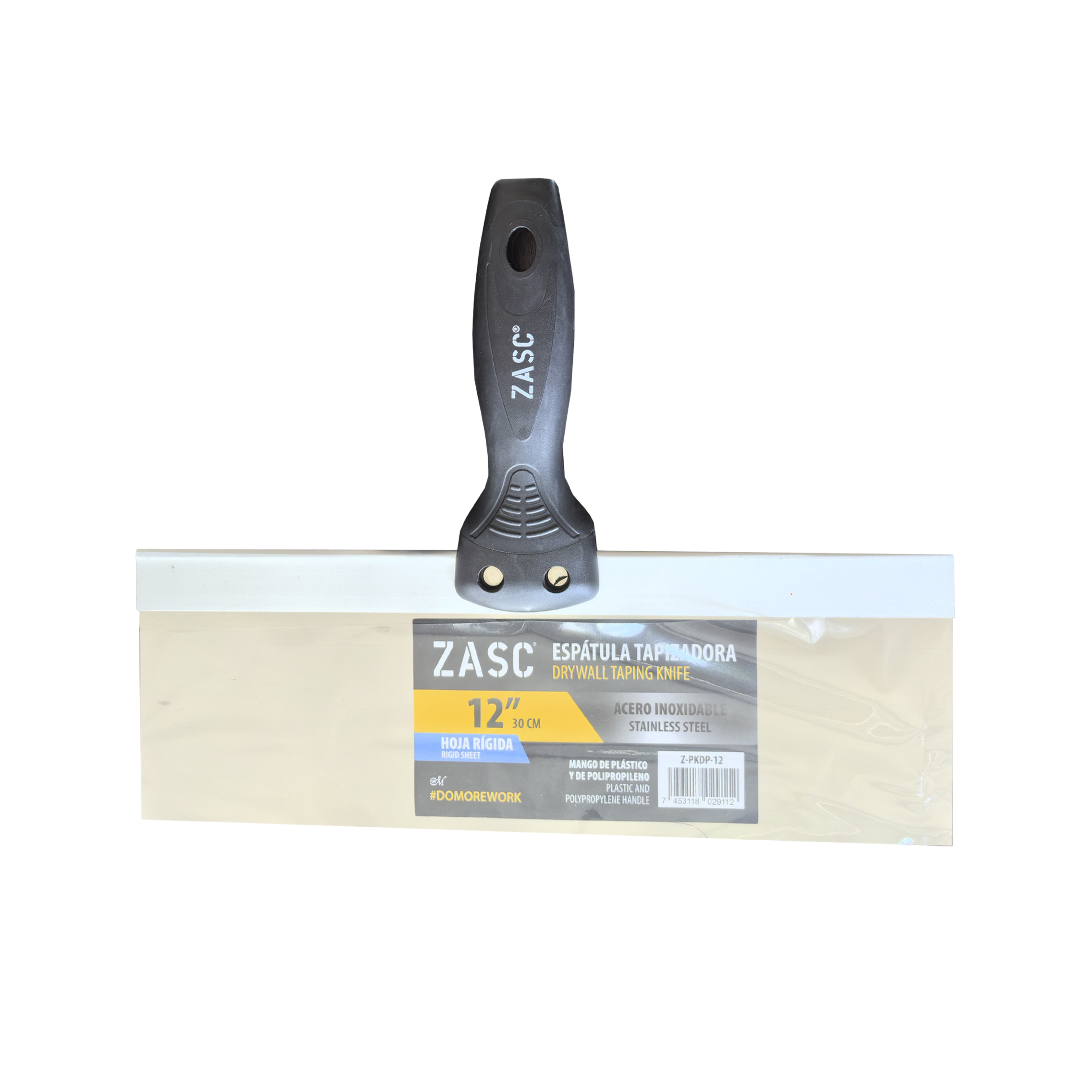 Espátula Drywall 12" Rígida ZASC / Z-PKDP-12
