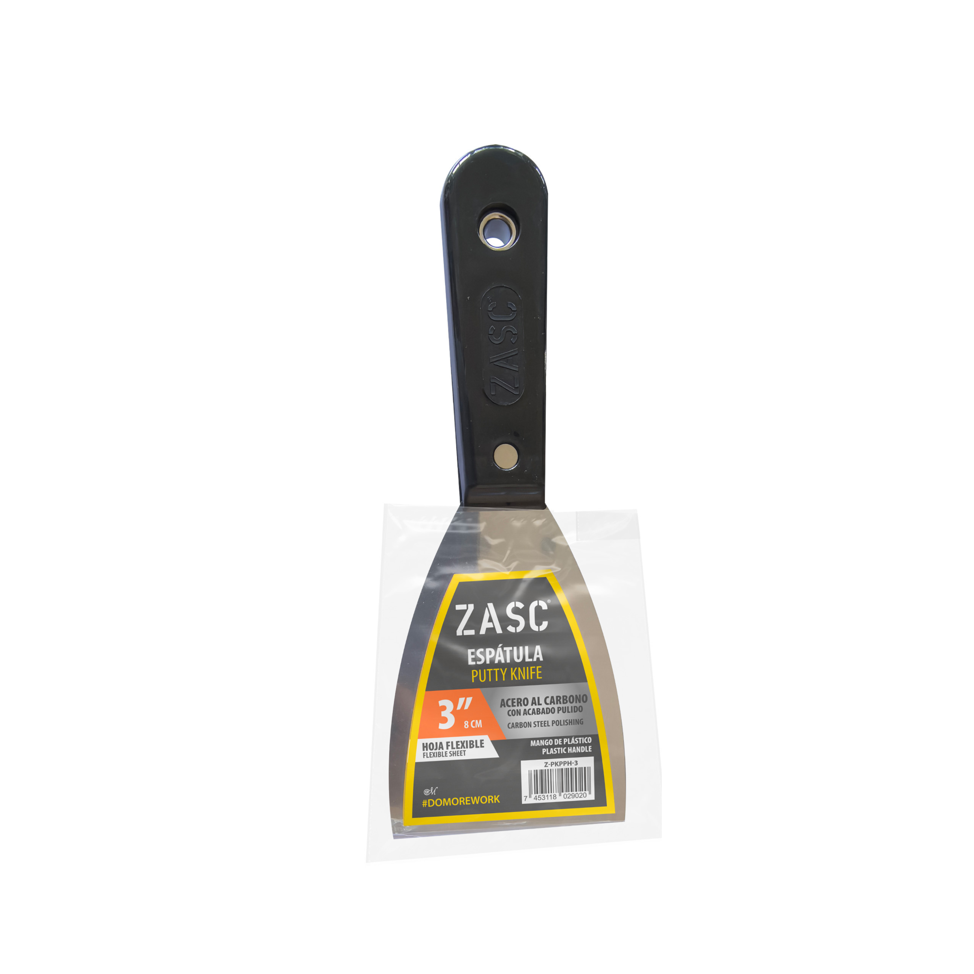 Espátula Flexible 3" Plástica ZASC / Z-PKPPH-3