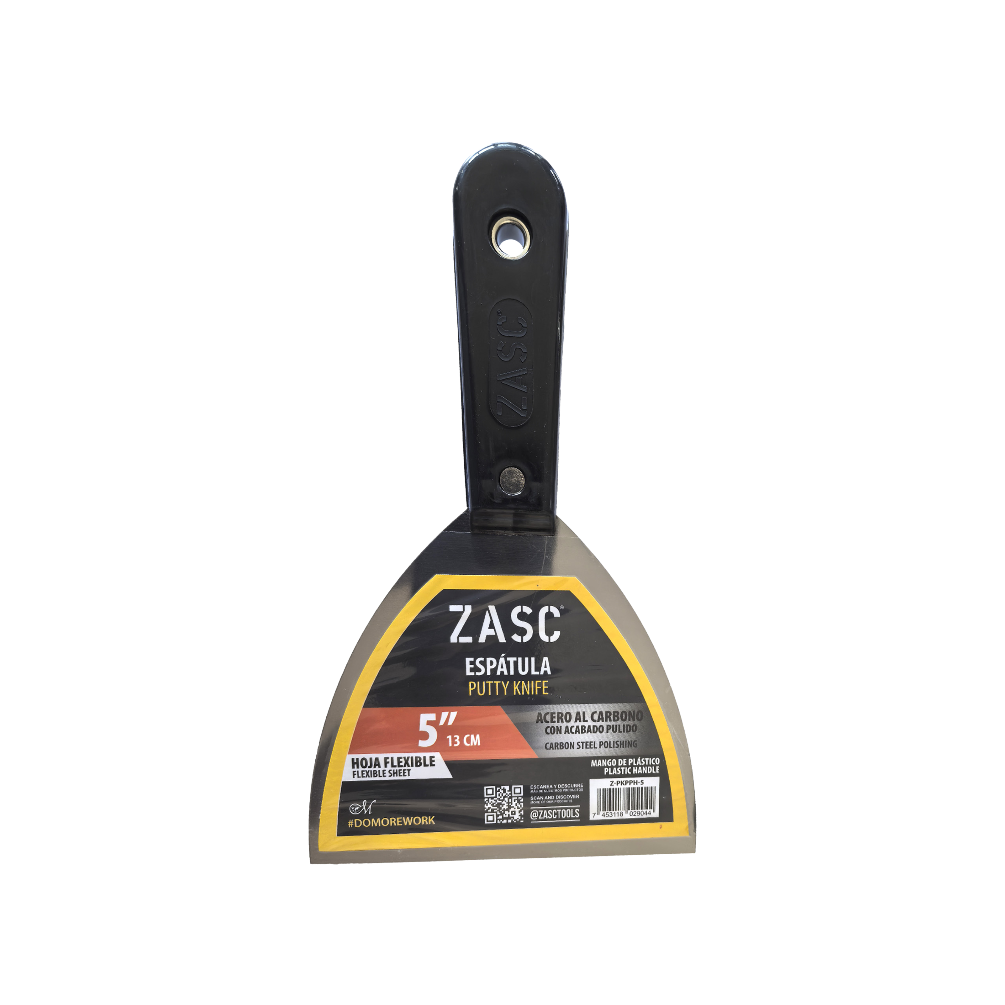 Espátula Flexible 5" Plástica ZASC / Z-PKPPH-5