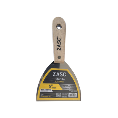 Espátula Flexible 5" Madera ZASC / Z-PKWH-5