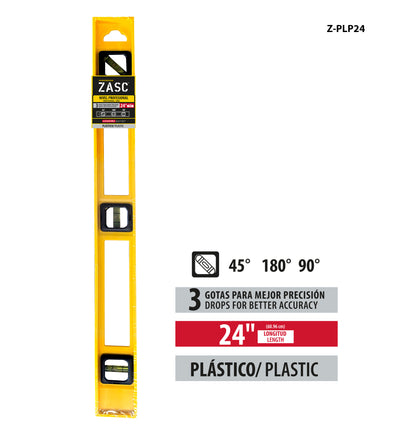 Professional Plastic Level 24" Zasc / Z-PLP24
