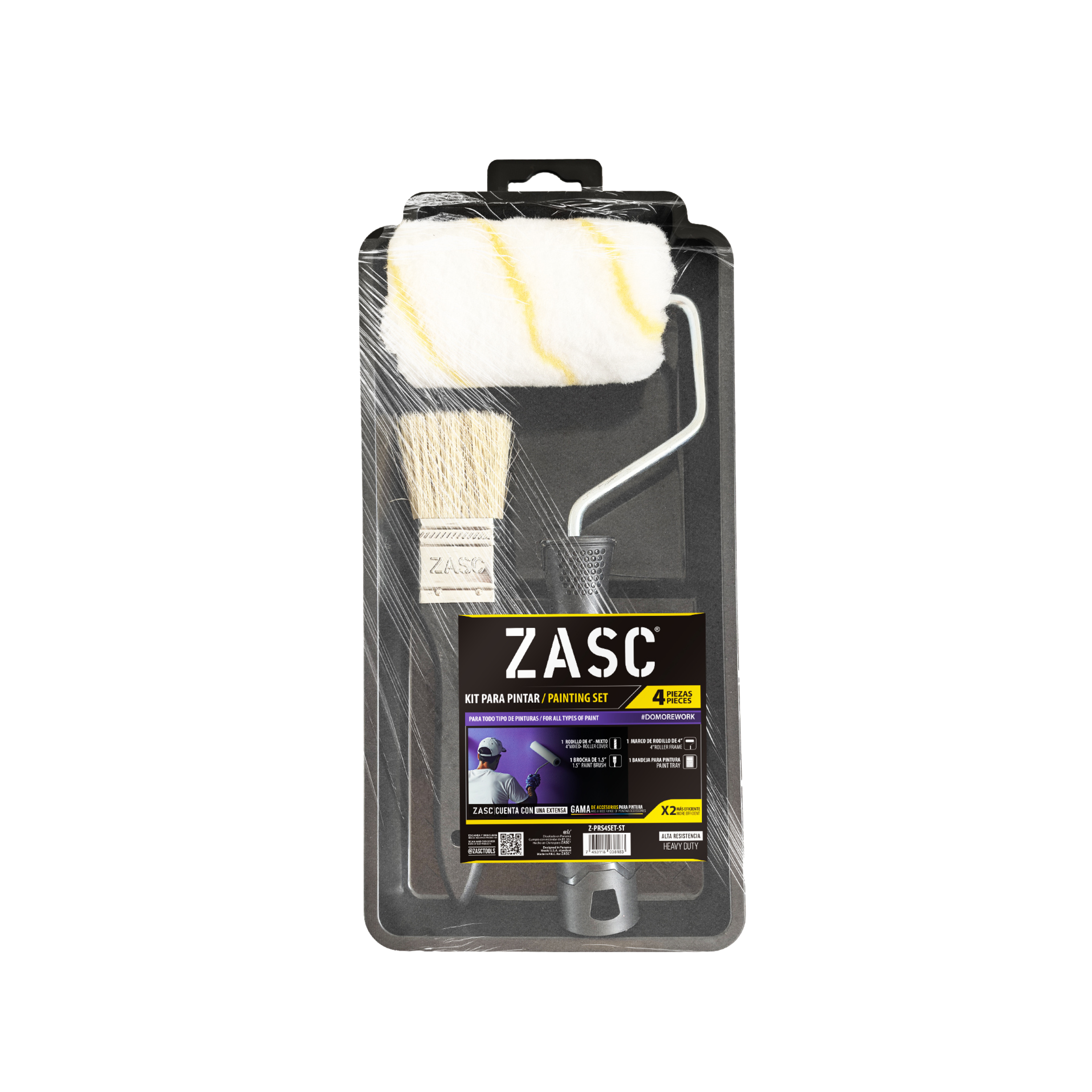 Set para Pintar 4 Piezas ZASC / Z-PRS4SET-ST