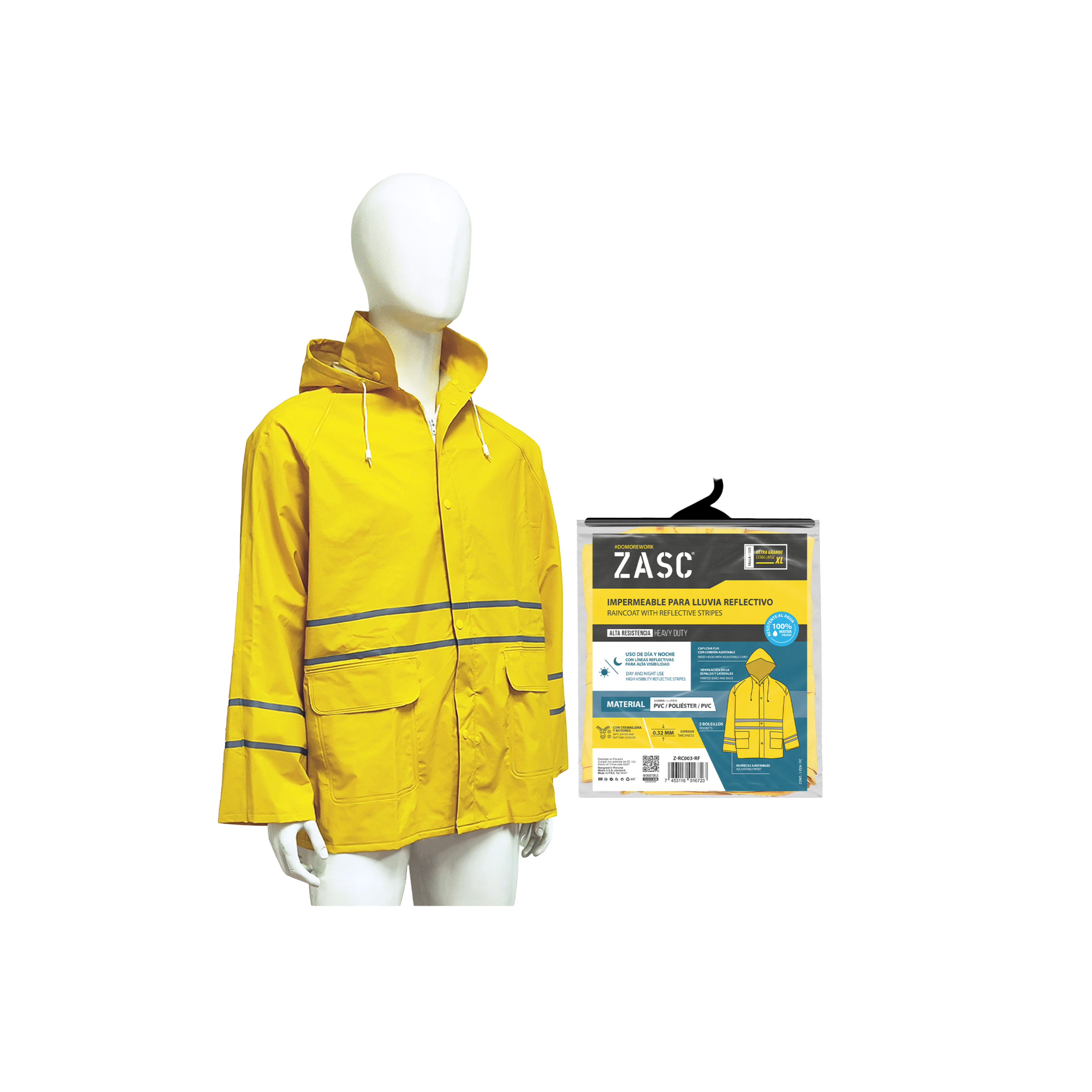 Impermeable Reflectivo ZASC / Z-RC003-RF