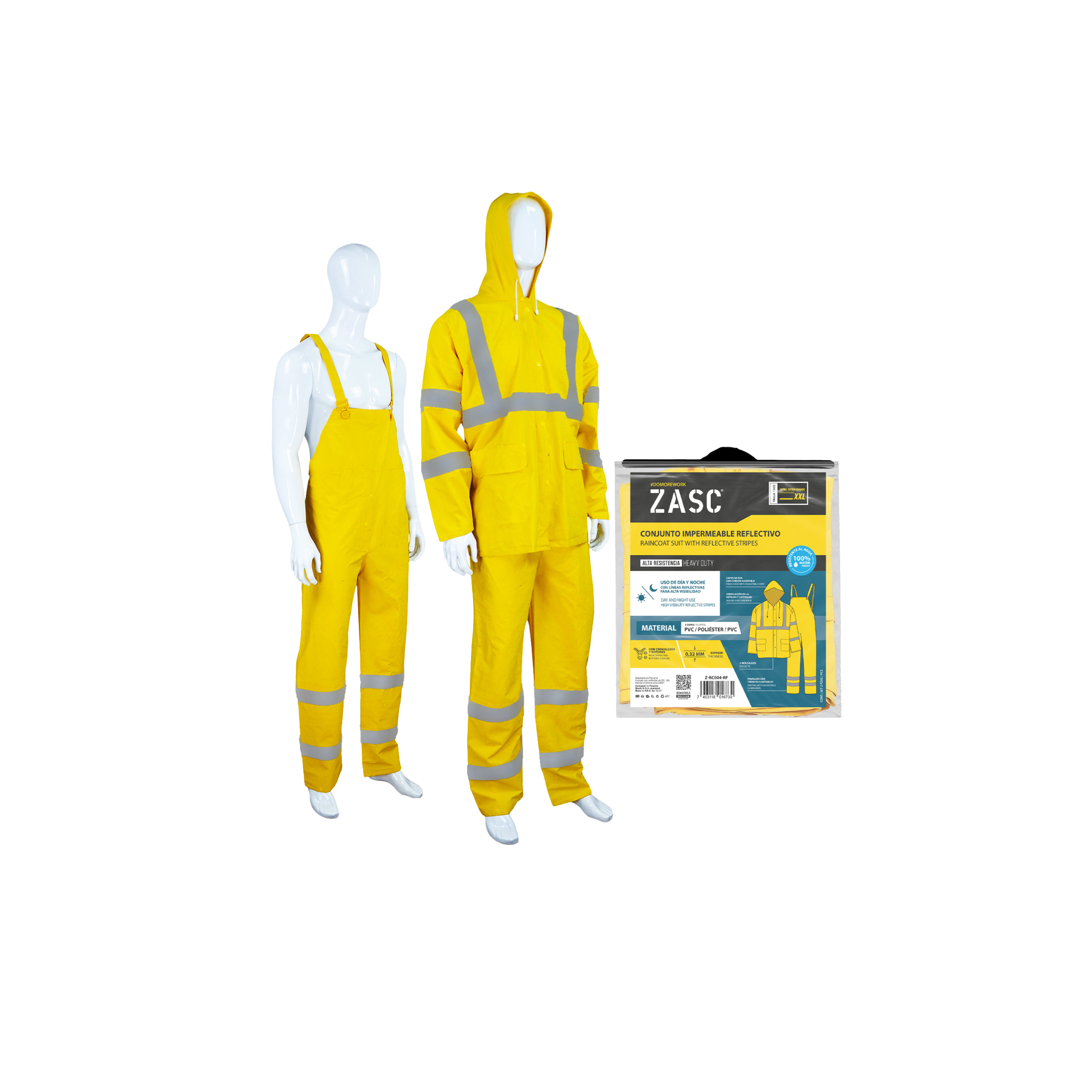 Conjunto Impermeable Reflectivo ZASC / Z-RC004-RF