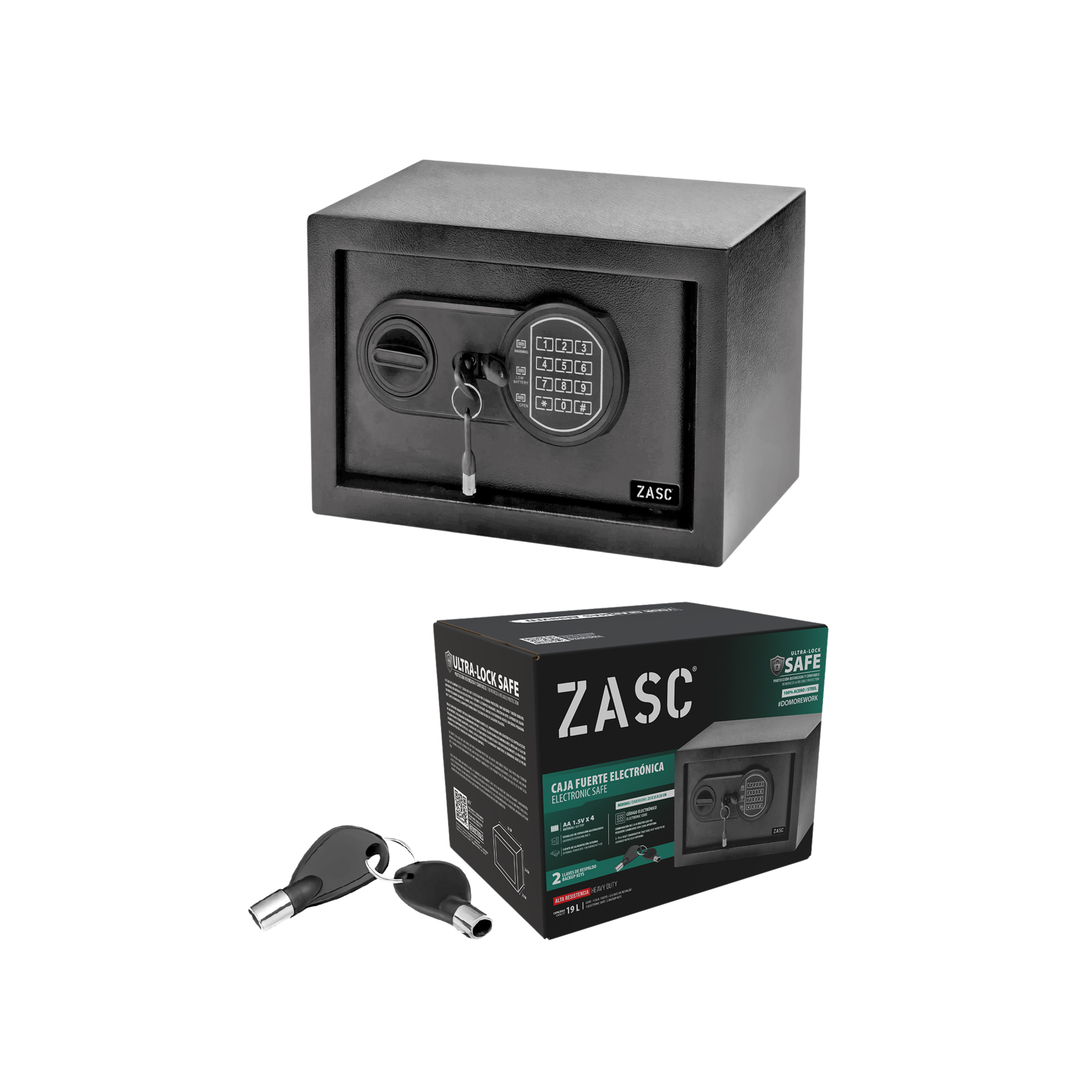 Caja Fuerte Electrónica ZASC / Z-SBE25X35-IL