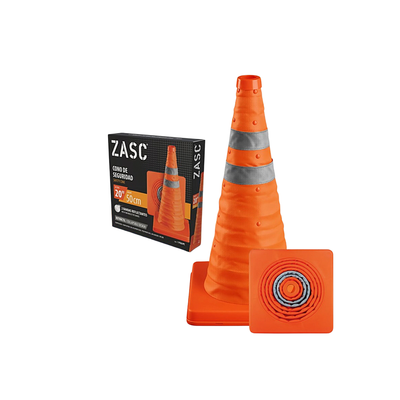 Cono de Seguridad Retráctil 20” ZASC / Z-SCR-OR20