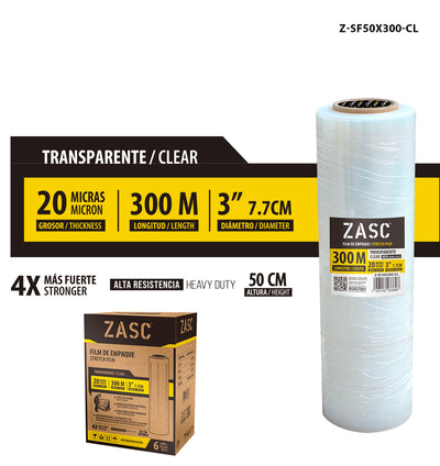 Transparent Packaging Film ZASC / Z-SF50X300-CL