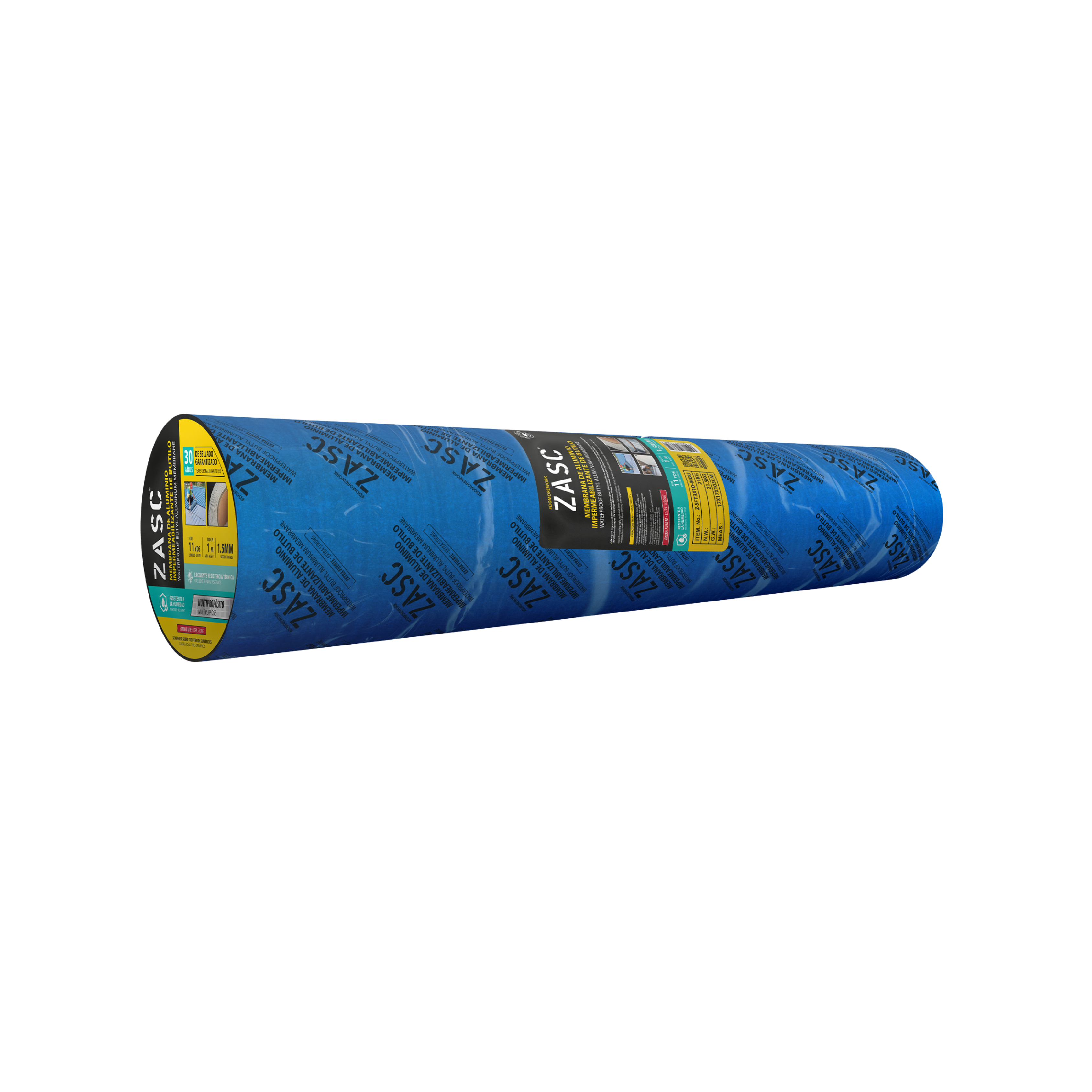 Membrana de Aluminio Impermeabilizante de Butilo ZASC / Z-SFT3X10-MBU