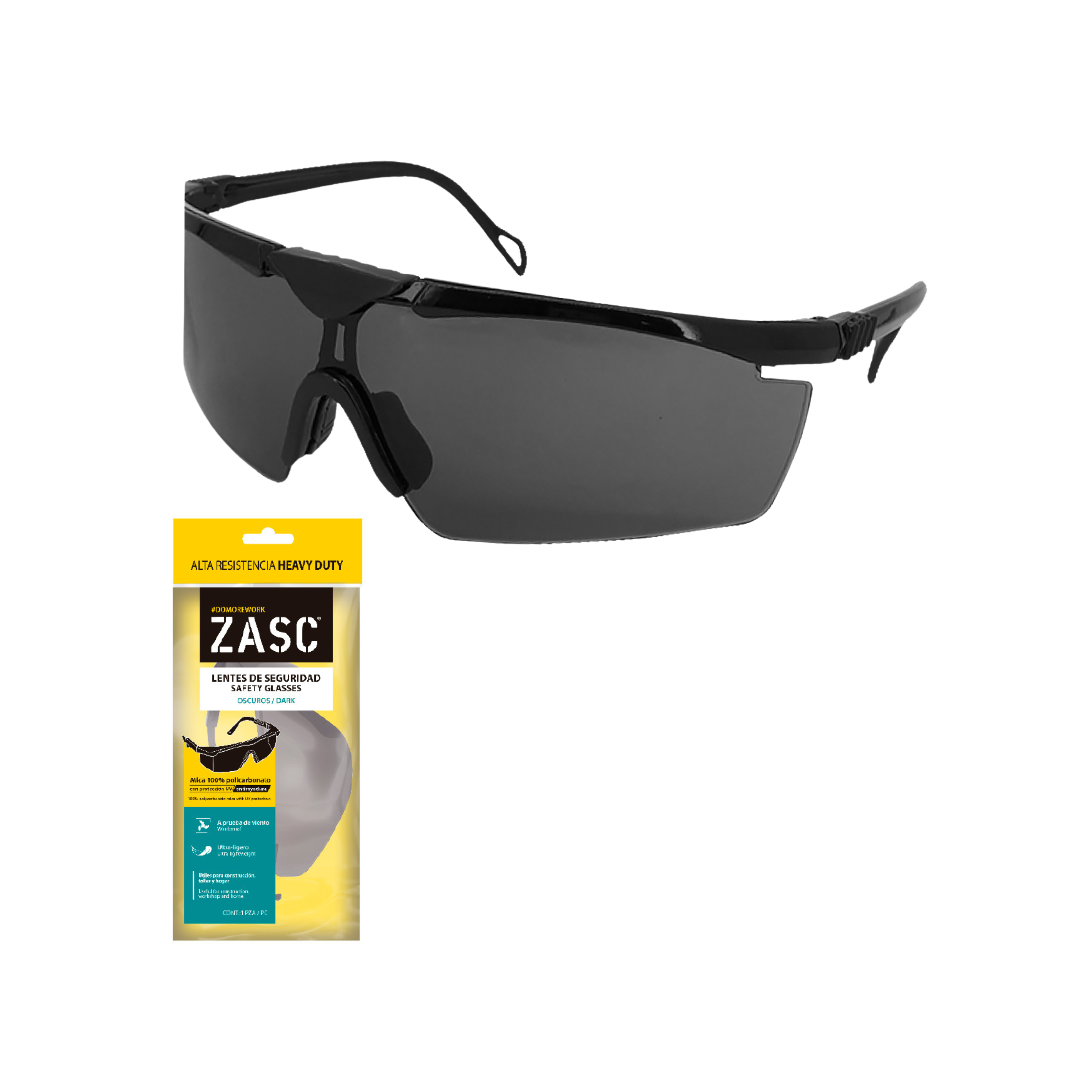Lentes de Seguridad Oscuros ZASC / Z-SG117
