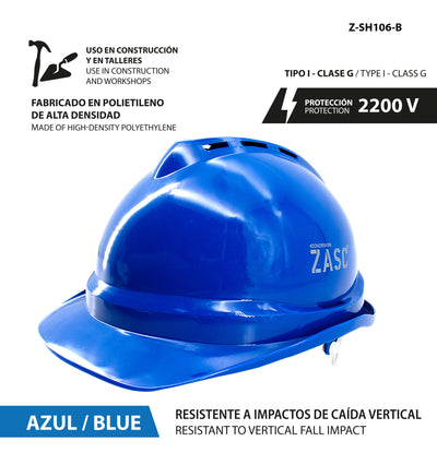 Safety Helmet 2200V Blue ZASC / Z-SH106-B