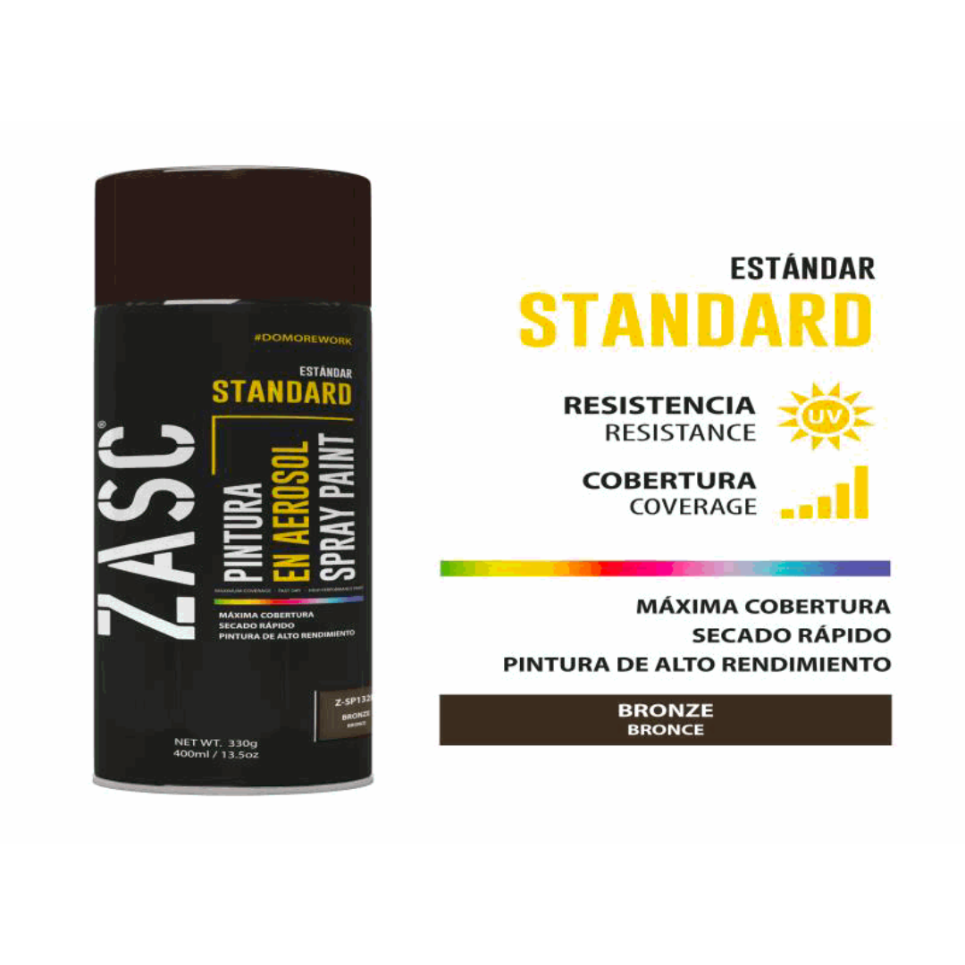 ZASC Standard Spray Paint Bronze 400ml