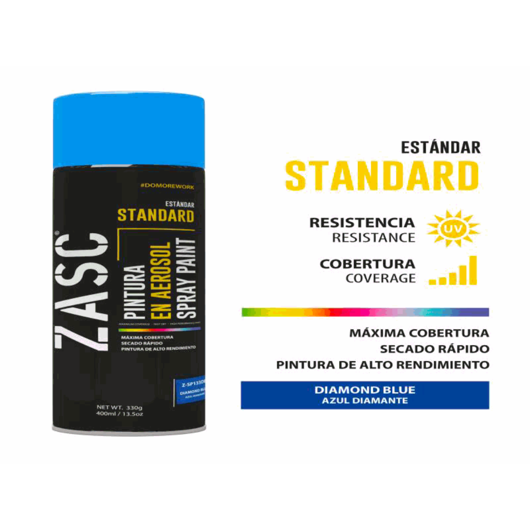 ZASC Standard Spray Paint Diamond Blue 400ml
