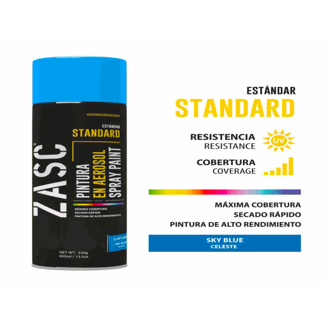ZASC Standard Spray Paint Sky Blue 400ml