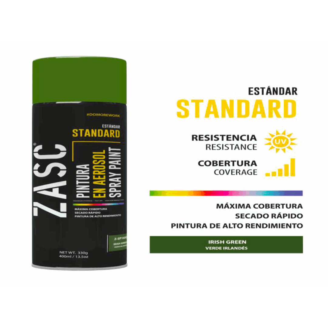 ZASC Standard Spray Paint Irish Green 400ml