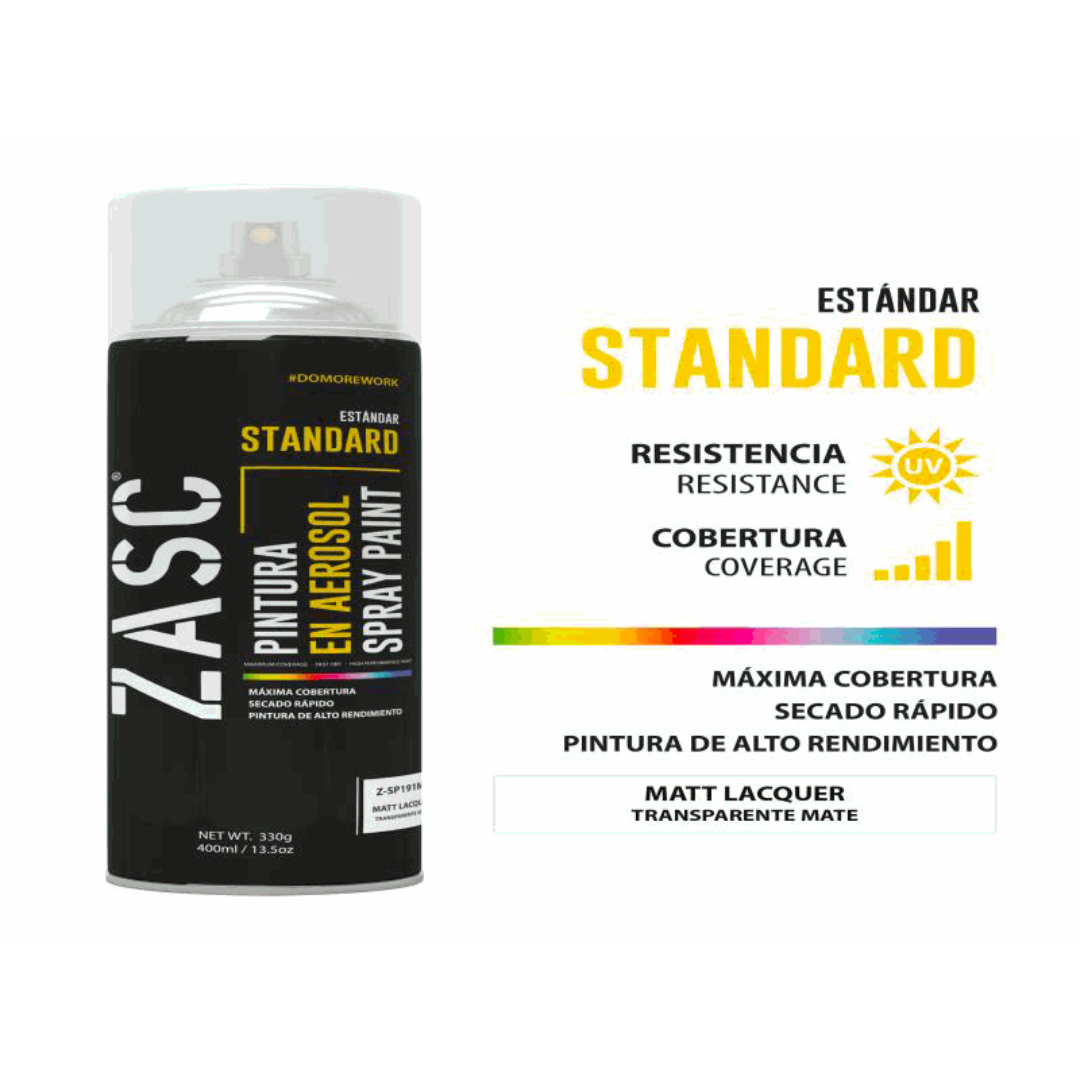 ZASC Standard Spray Paint Matt Lacquer 400ml