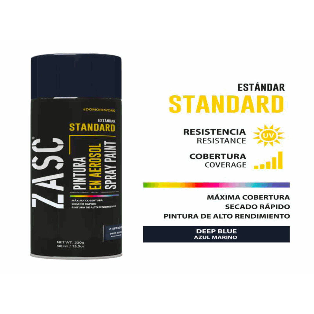 ZASC Standard Spray Paint Deep Blue 400ml