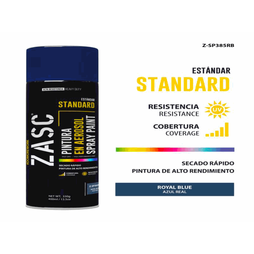 ZASC Standard Spray Paint Royal Blue 400ml