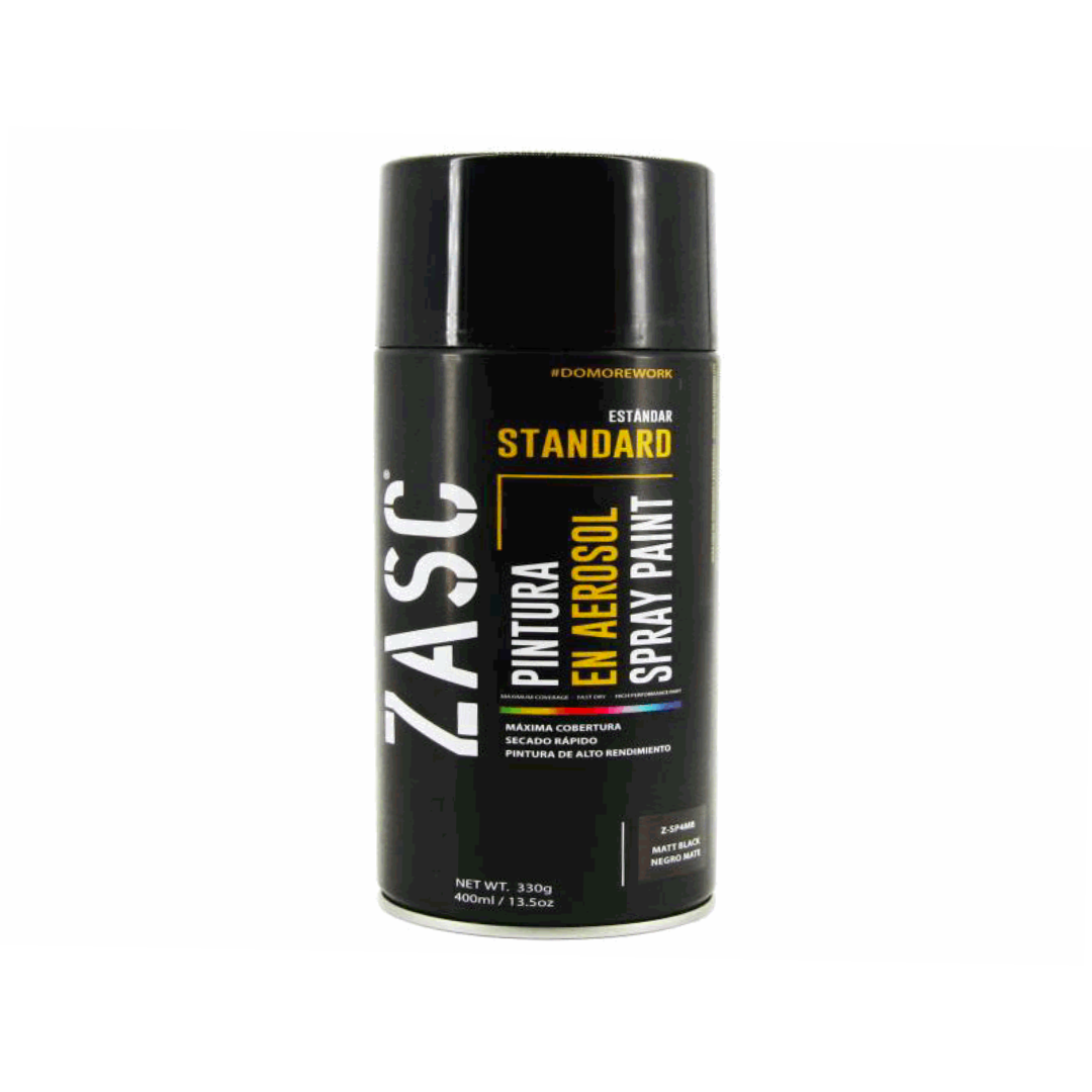 ZASC Standard Spray Paint Matt Black 400ml