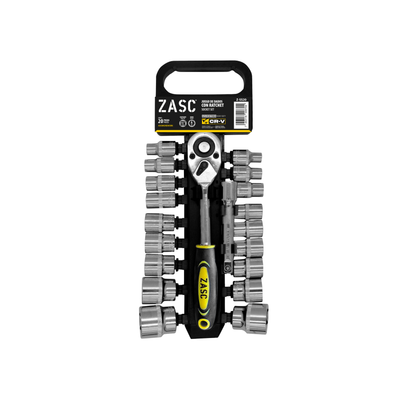 Socket Set with Ratchet 20 pcs Zasc / Z-SS20