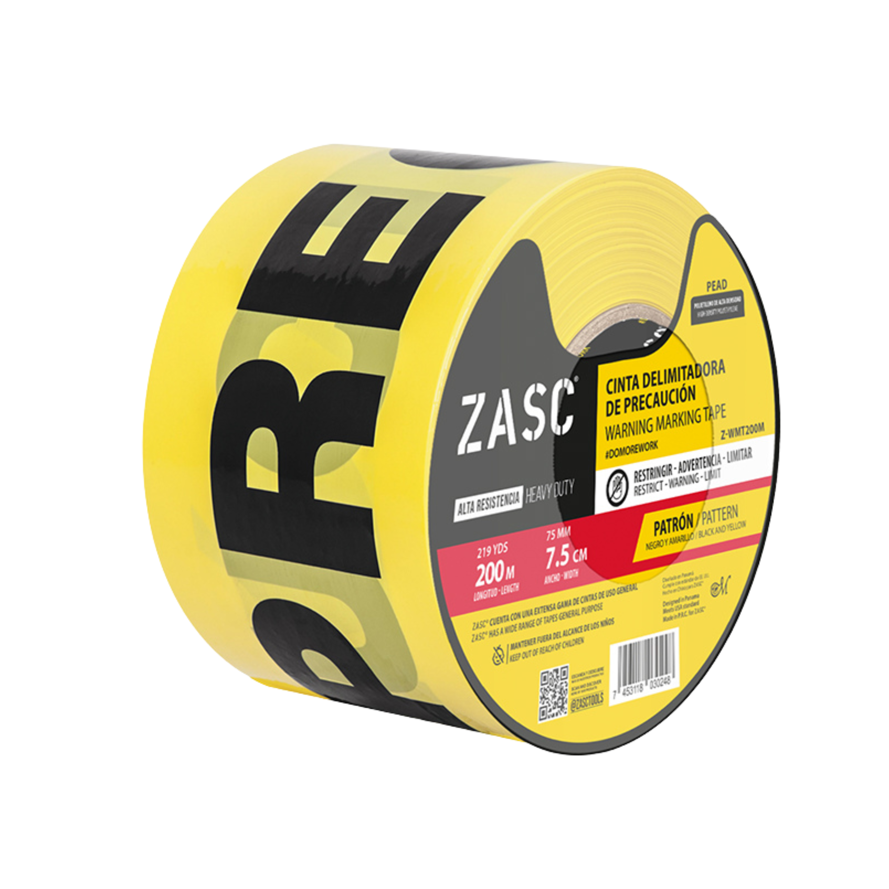 Cinta Delimitadora de Precaución ZASC / Z-WMT200M