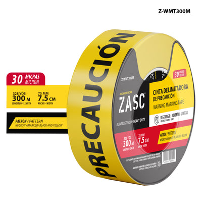 Cinta Delimitadora de Precaución ZASC / Z-WMT300M
