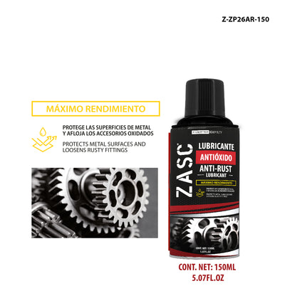 Lubricante Antióxido 150ML ZASC / Z-ZP26AR-150