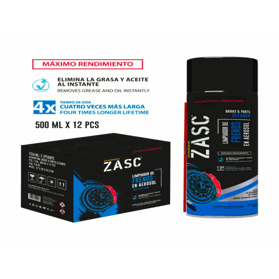 ZASC Brake & Parts Cleaner 500ml