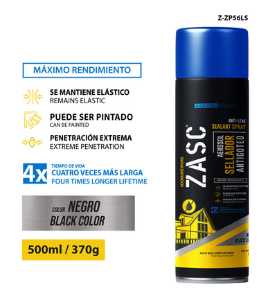 Sellador Antigoteo Negro 500ML ZASC / Z-ZP56LS