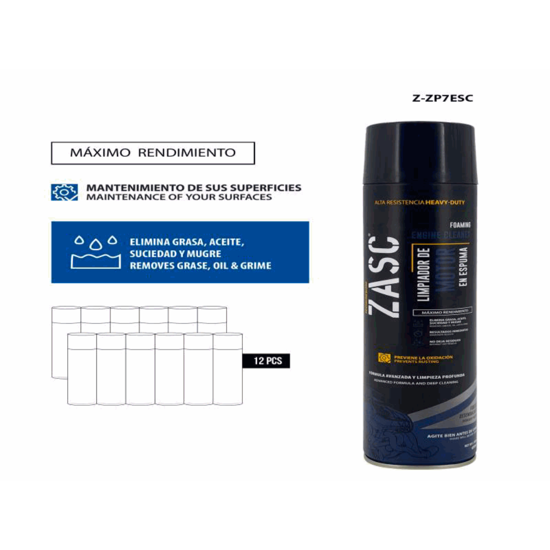 ZASC Engine Cleaner Foaming Spray 650ml